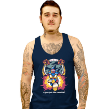 Load image into Gallery viewer, Daily_Deal_Shirts Tank Top, Unisex / Small / Navy Run Hedgehog Run
