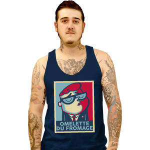 Shirts Tank Top, Unisex / Small / Navy Omlette Du Fromage