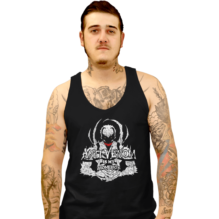 Shirts Tank Top, Unisex / Small / Black Anti Homeboy