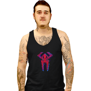 Daily_Deal_Shirts Tank Top, Unisex / Small / Black Vampire Glitch