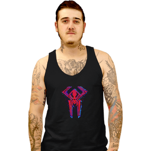 Daily_Deal_Shirts Tank Top, Unisex / Small / Black Vampire Glitch