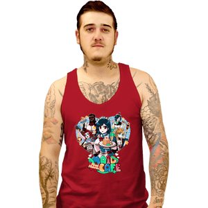 Shirts Tank Top, Unisex / Small / Red Final Heaven Maid Cafe