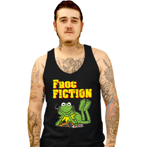 Daily_Deal_Shirts Tank Top, Unisex / Small / Black Frog Fiction