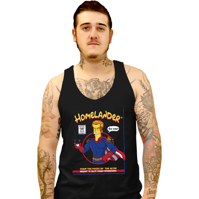 Secret_Shirts Tank Top, Unisex / Small / Black homelander milk