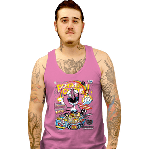 Daily_Deal_Shirts Tank Top, Unisex / Small / Pink Pteraducky Charms