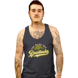 Daily_Deal_Shirts Tank Top, Unisex / Small / Dark Heather Dune Sea Dewbacks