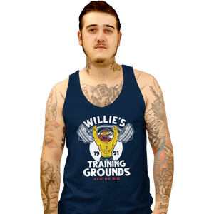 Shirts Tank Top, Unisex / Small / Navy Willie's Training Grounds