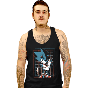Shirts Tank Top, Unisex / Small / Black 3D Hedgehog