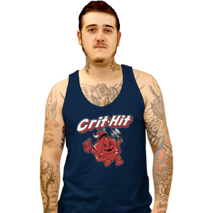 Shirts Tank Top, Unisex / Small / Navy Crit-Hit