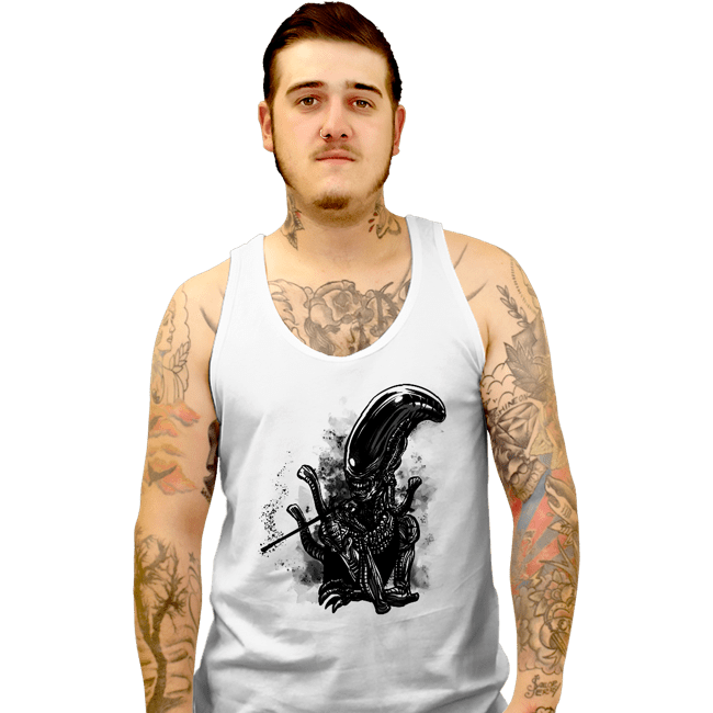 Secret_Shirts Tank Top, Unisex / Small / White Breakfast at Nostromo's