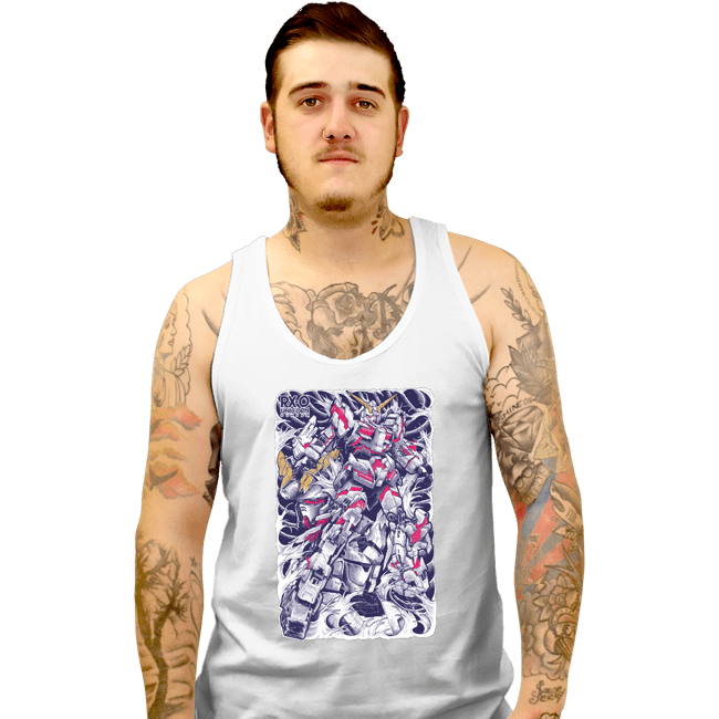 Secret_Shirts Tank Top, Unisex / Small / White Gundam Unicorn