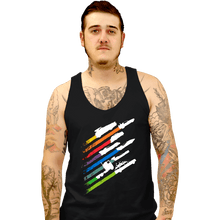 Load image into Gallery viewer, Daily_Deal_Shirts Tank Top, Unisex / Small / Black Speed Streaks

