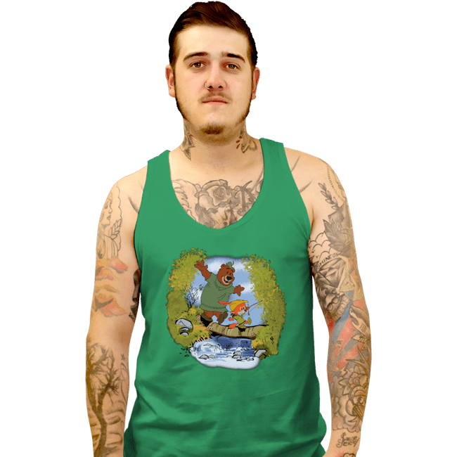 Daily_Deal_Shirts Tank Top, Unisex / Small / Sports Grey Sherwood Awaits