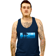 Load image into Gallery viewer, Secret_Shirts Tank Top, Unisex / Small / Navy Snowy Invasion
