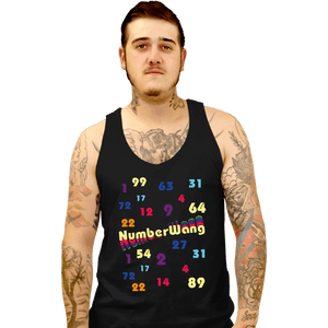 Daily_Deal_Shirts Tank Top, Unisex / Small / Black Numberwang