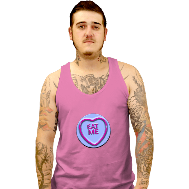 Secret_Shirts Tank Top, Unisex / Small / Pink Eat Me