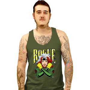 Daily_Deal_Shirts Tank Top, Unisex / Small / Military Green Rogue 97
