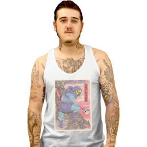 Shirts Tank Top, Unisex / Small / White Skeletor