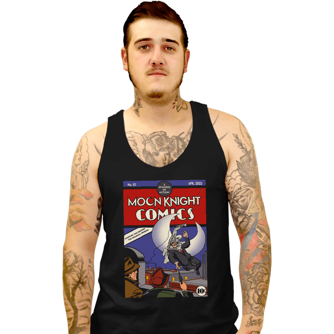 Secret_Shirts Tank Top, Unisex / Small / Black Moon Detective
