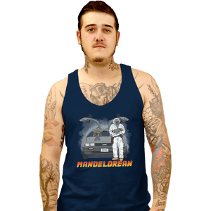 Shirts Tank Top, Unisex / Small / Navy Mandelorean