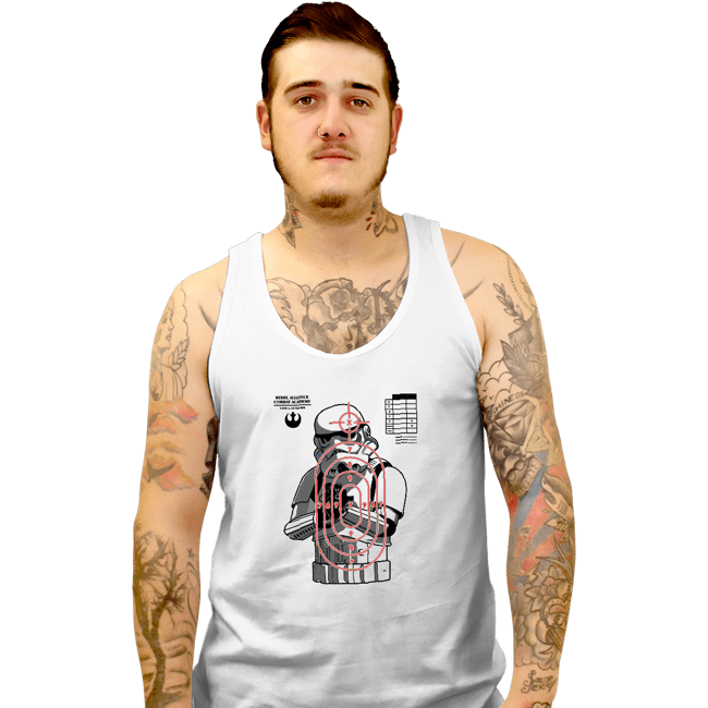 Daily_Deal_Shirts Tank Top, Unisex / Small / White Rebel Combat Academy