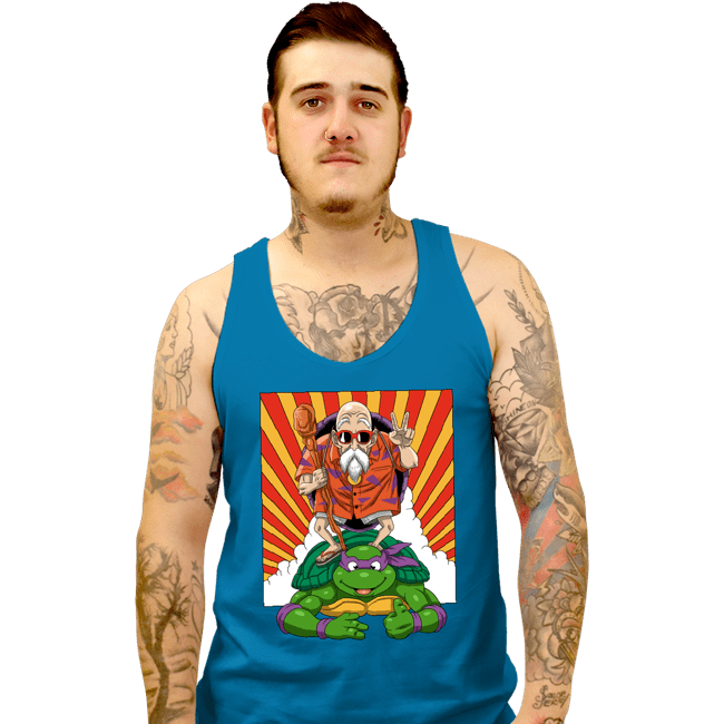 Daily_Deal_Shirts Tank Top, Unisex / Small / Sapphire Mutenroshi Ninja