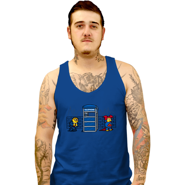 Secret_Shirts Tank Top, Unisex / Small / Royal Blue Super Ralph