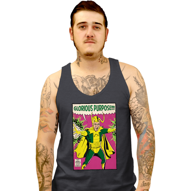Shirts Tank Top, Unisex / Small / Dark Heather Glorious Purpose!!!