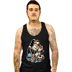 Daily_Deal_Shirts Tank Top, Unisex / Small / Black Rocker Snow White