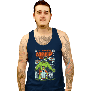 Secret_Shirts Tank Top, Unisex / Small / Navy The Incredible Meep