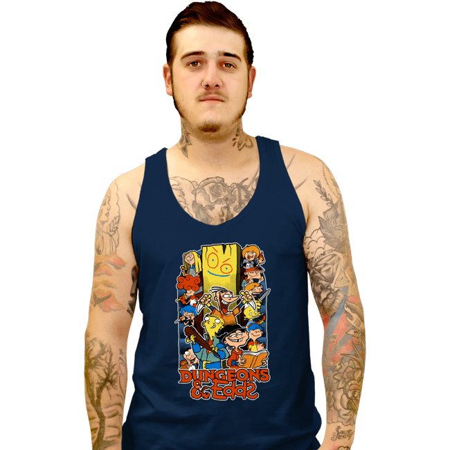 Secret_Shirts Tank Top, Unisex / Small / Navy Dungeons And Edds