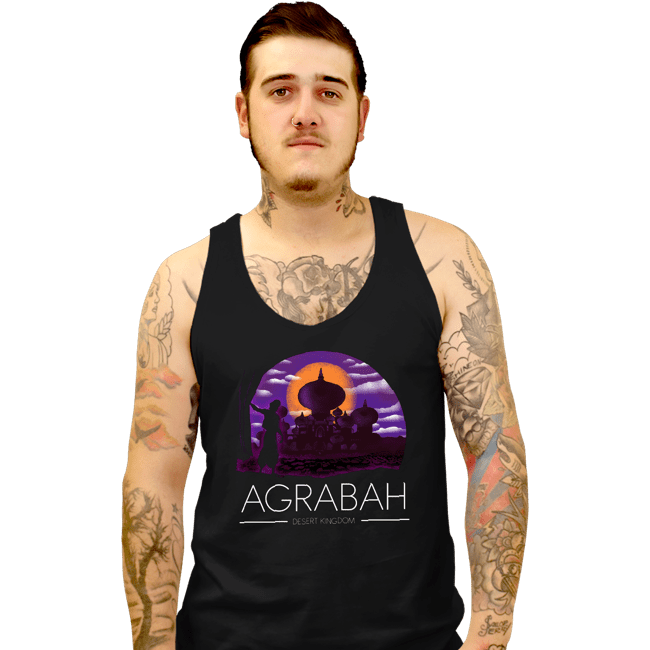 Shirts Tank Top, Unisex / Small / Black Agrabah Desert Kingdom