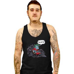 Daily_Deal_Shirts Tank Top, Unisex / Small / Black This Is Not Fine