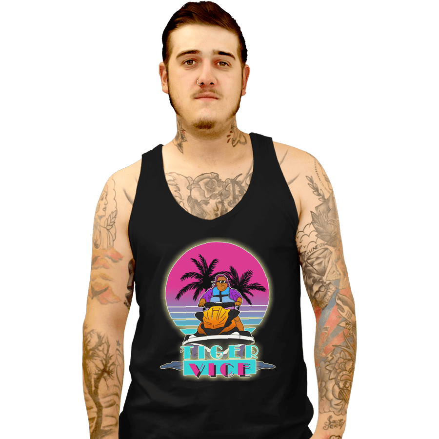 Shirts Tank Top, Unisex / Small / Black Tiger Vice