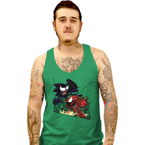 Secret_Shirts Tank Top, Unisex / Small / Sports Grey Knuckles Vs Sonic