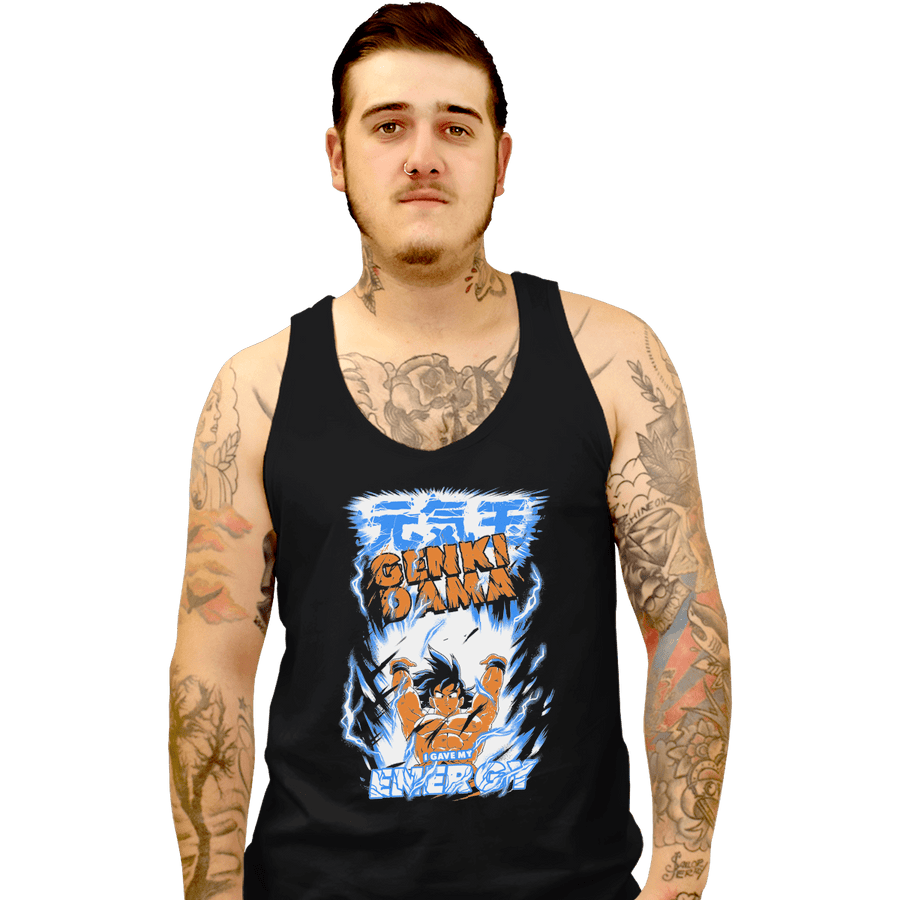 Shirts Tank Top, Unisex / Small / Black Genki Dama