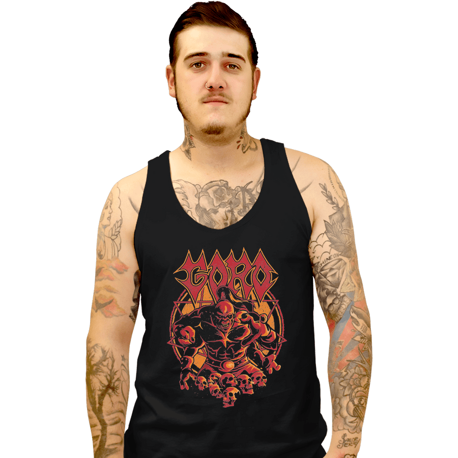 Shirts Tank Top, Unisex / Small / Black The Four Armed Shokan