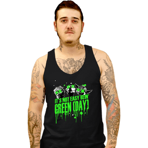 Shirts Tank Top, Unisex / Small / Black It's Not Easy Bein' Green