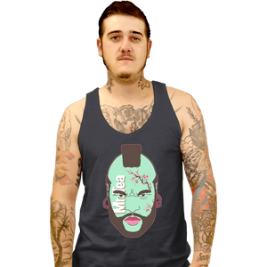 Daily_Deal_Shirts Tank Top, Unisex / Small / Dark Heather Mr. Tea