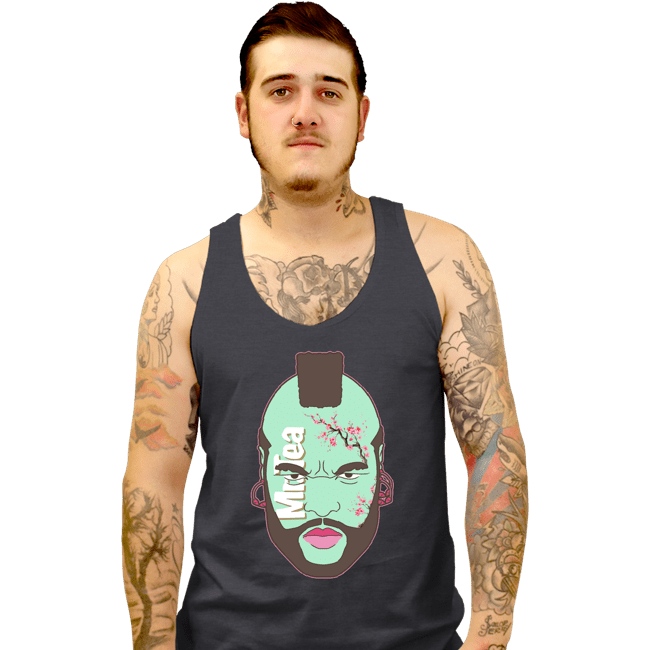 Daily_Deal_Shirts Tank Top, Unisex / Small / Dark Heather Mr. Tea