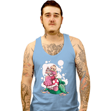 Load image into Gallery viewer, Shirts Tank Top, Unisex / Small / Powder Blue Princess Peach
