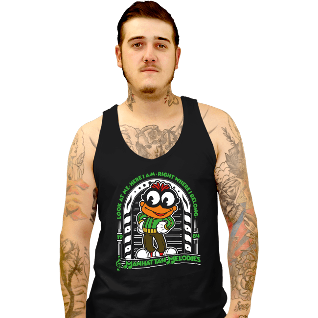 Shirts Tank Top, Unisex / Small / Black Scooter Melodies