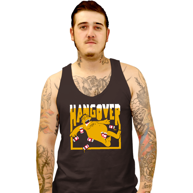 Secret_Shirts Tank Top, Unisex / Small / Black Hangover