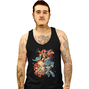 Daily_Deal_Shirts Tank Top, Unisex / Small / Black Mega Console