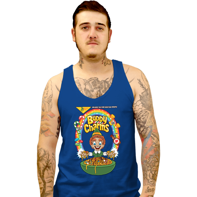 Daily_Deal_Shirts Tank Top, Unisex / Small / Royal Blue Buddy Charms