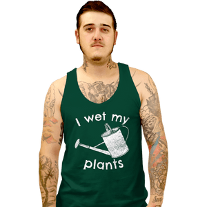 Shirts Tank Top, Unisex / Small / Black I Wet My Plants