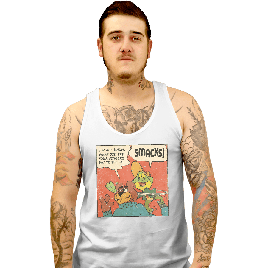 Shirts Tank Top, Unisex / Small / White Dig'Em Frog