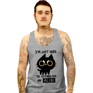 Daily_Deal_Shirts Tank Top, Unisex / Small / Sports Grey My Alibi