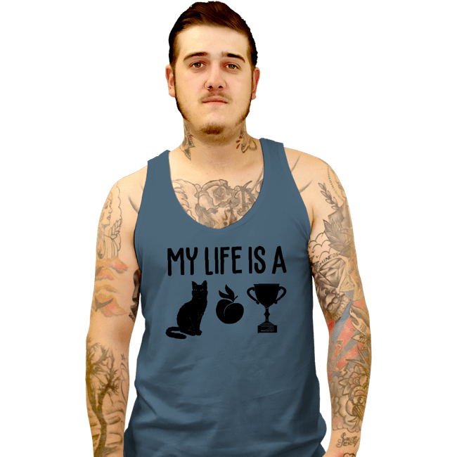 Secret_Shirts Tank Top, Unisex / Small / Indigo Blue Cat Butt Trophy