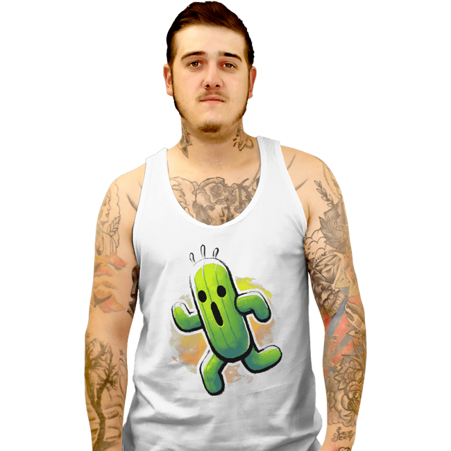 Shirts Tank Top, Unisex / Small / White 1000 Needles